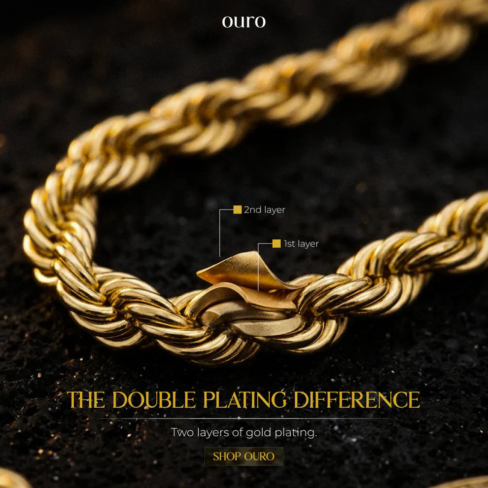 VeryVelora™ 14K Gold-Plated Crucifix Chain