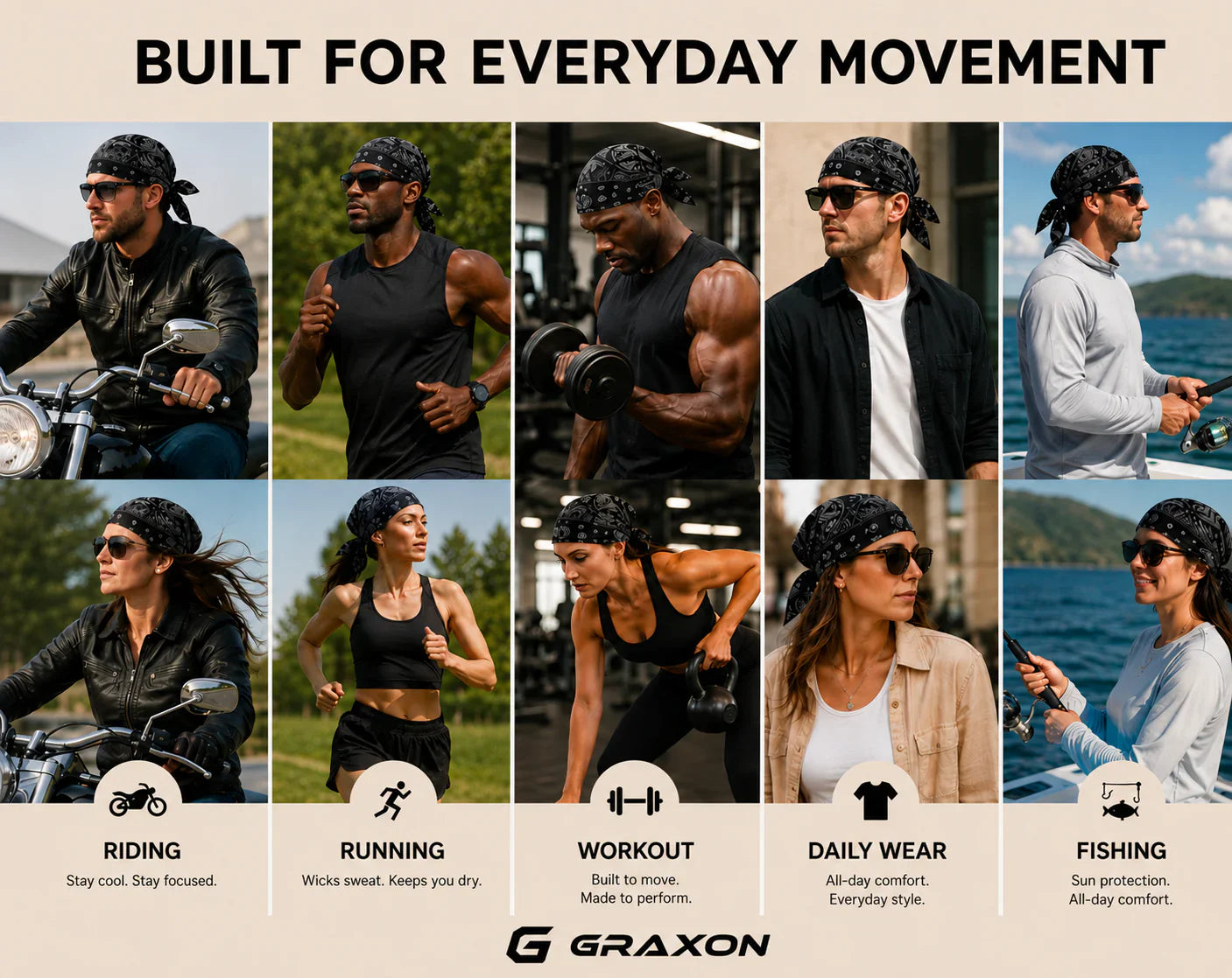GRAXON Essential Bandanas